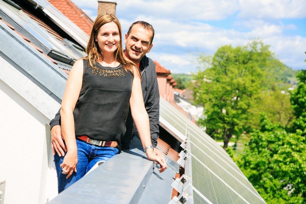 living in a sustainable house